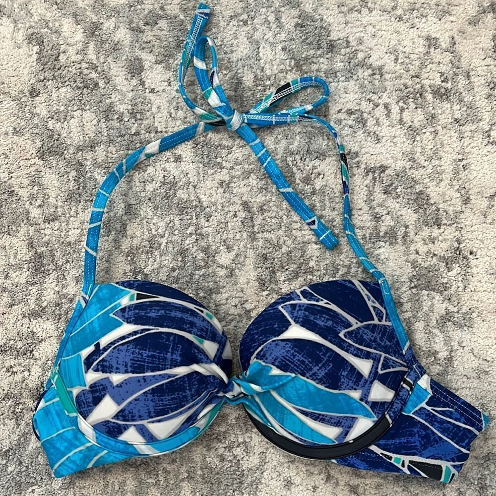 Aerie Patterned Bikini Top